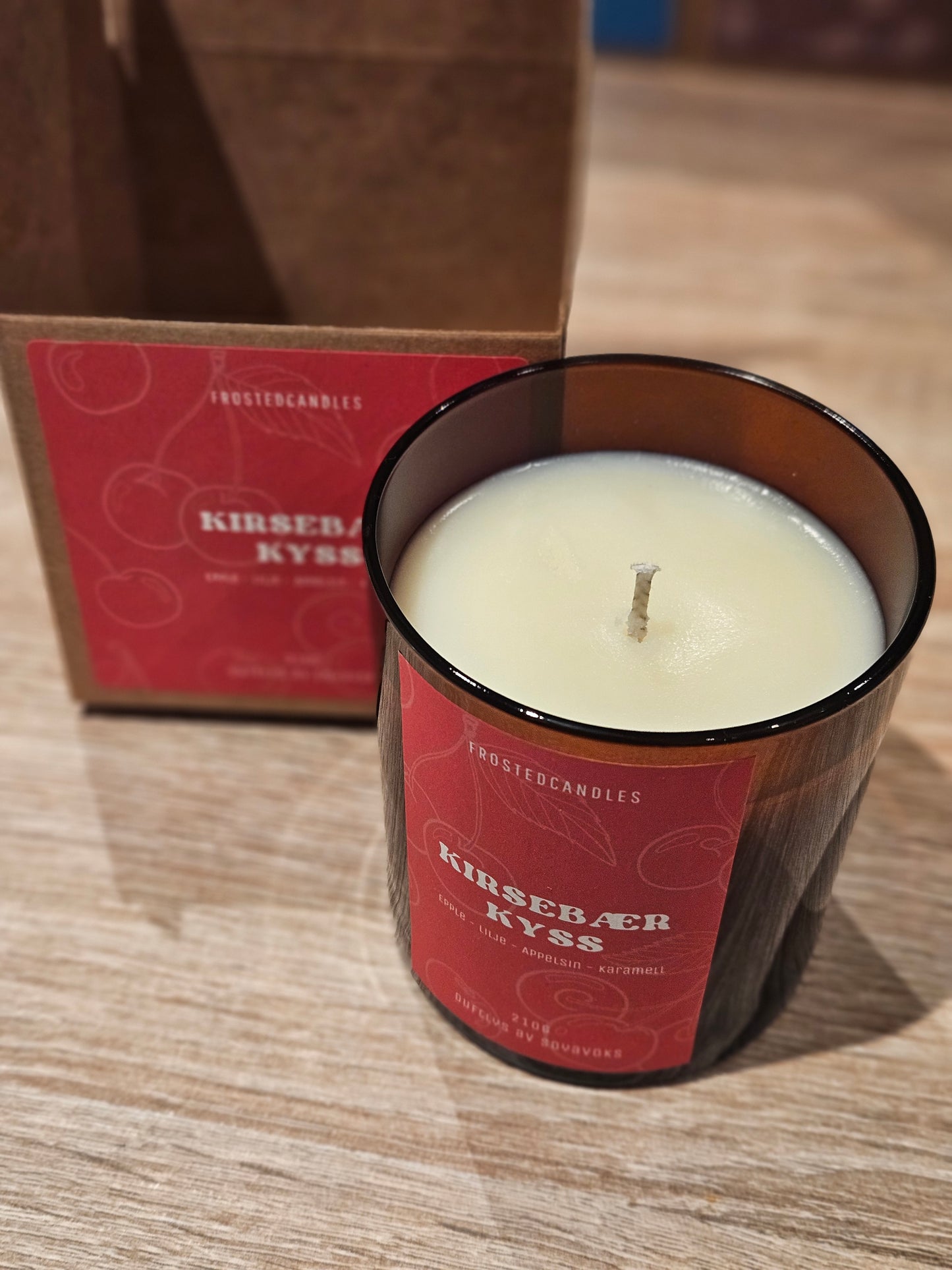 Duftlys - Kirsebær Kyss