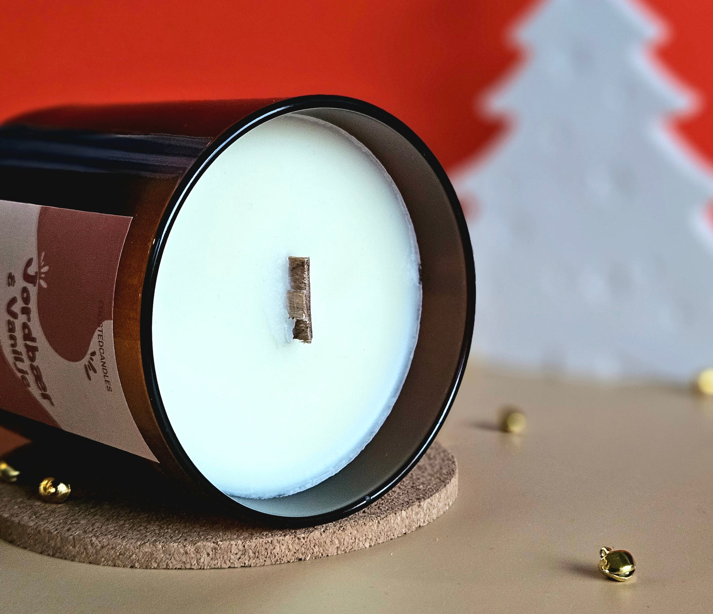 Duftlys - Jordbær & Vanilje