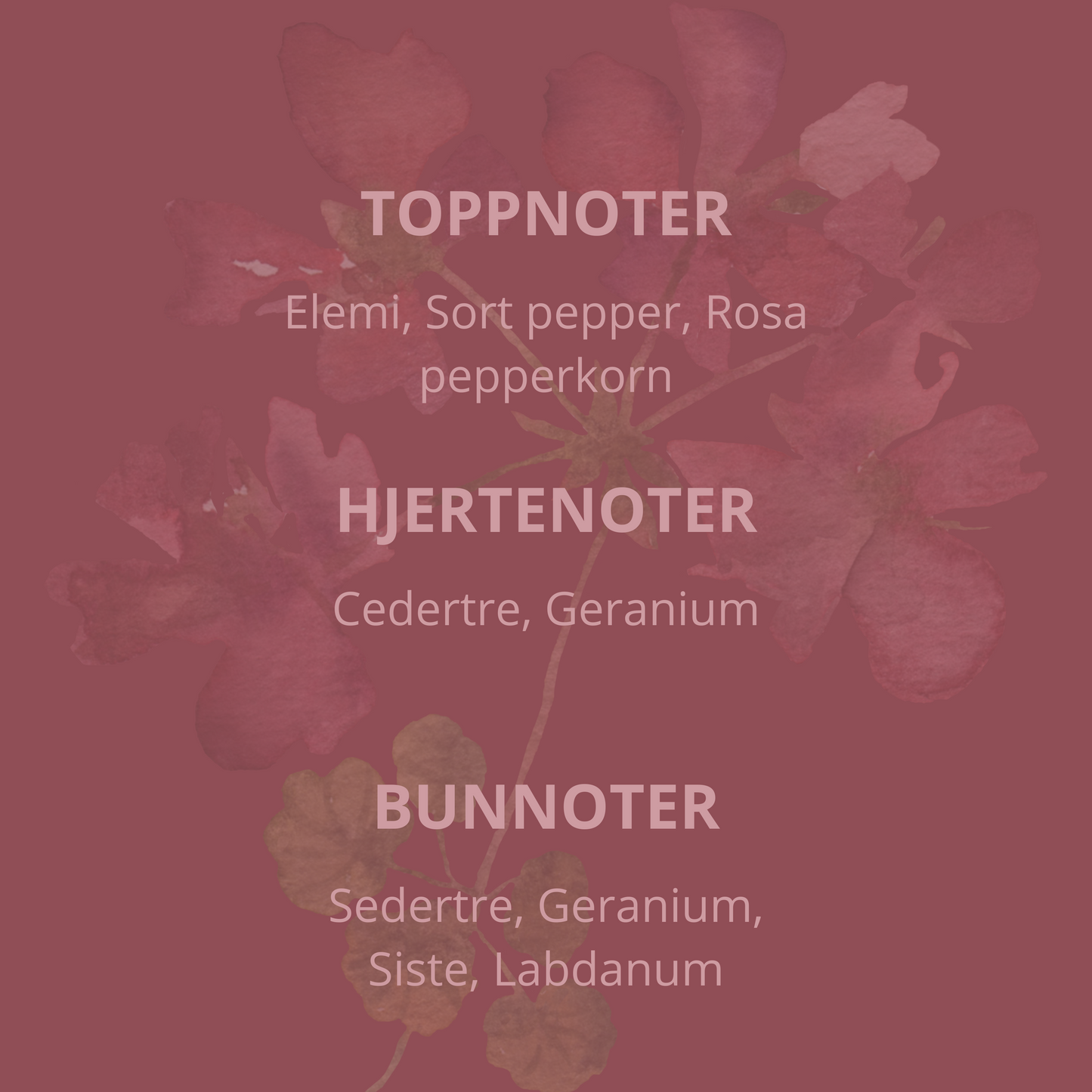 Duftlys - Geranium